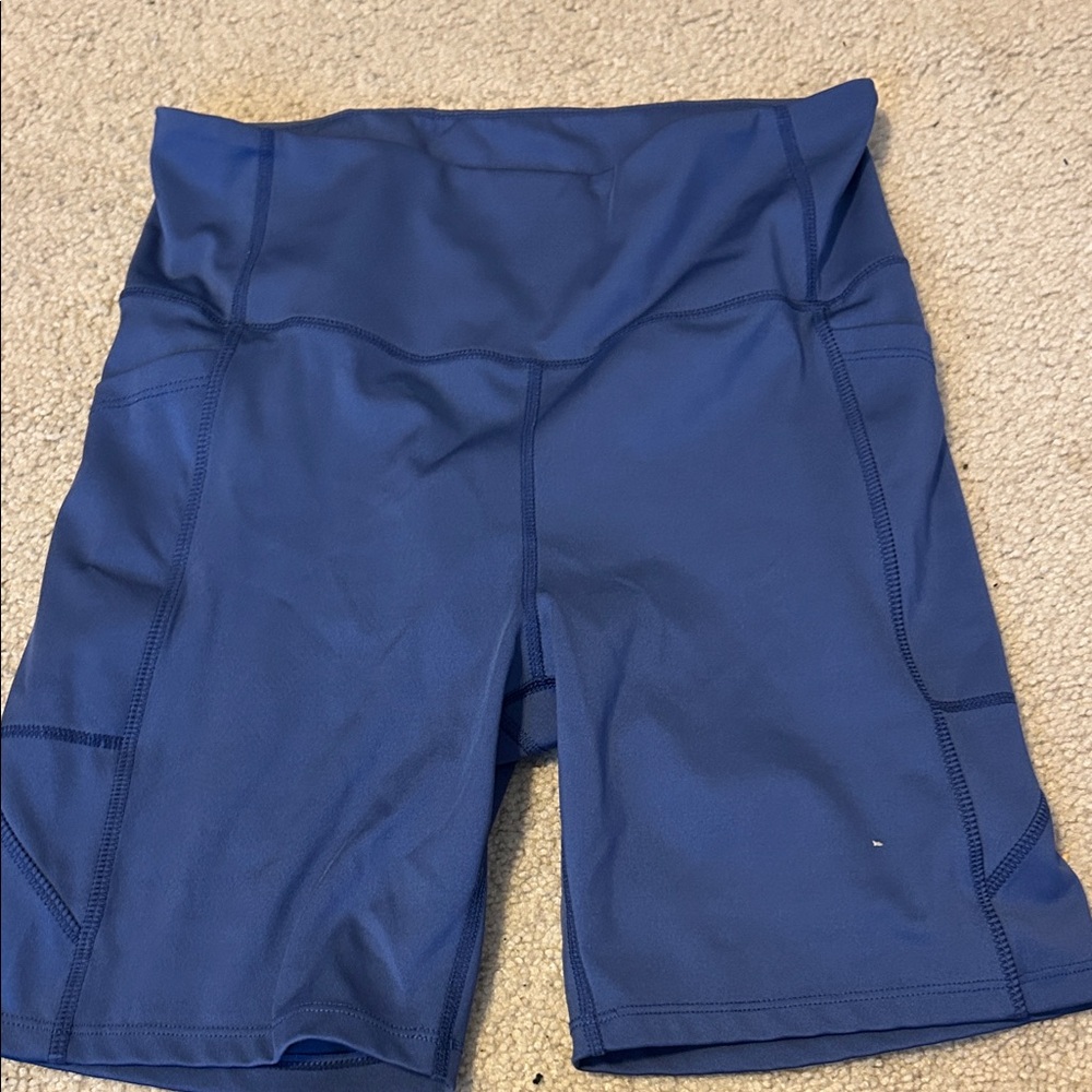 Women's Blue Athletic Shorts